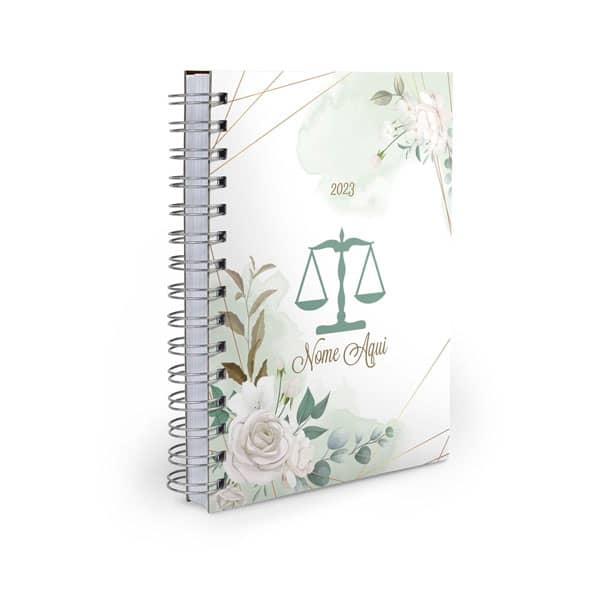 Agenda Diária Direito Personalizada