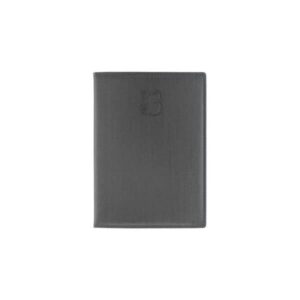 Agenda Executiva Chumbo Escovado Personalizada