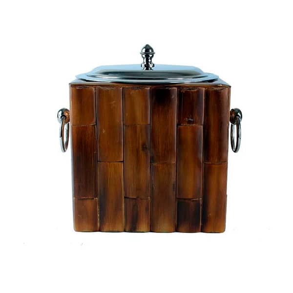 Balde Térmico para Gelo Revestido em Madeira