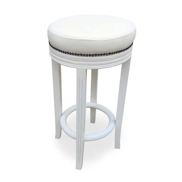 Banqueta Dior Madeira Maciça Design Clássico