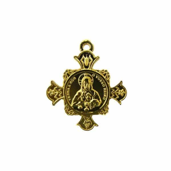 Broche Apostolado Dourado Personalizado