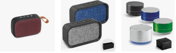 Caixa de som com microfone personalizada