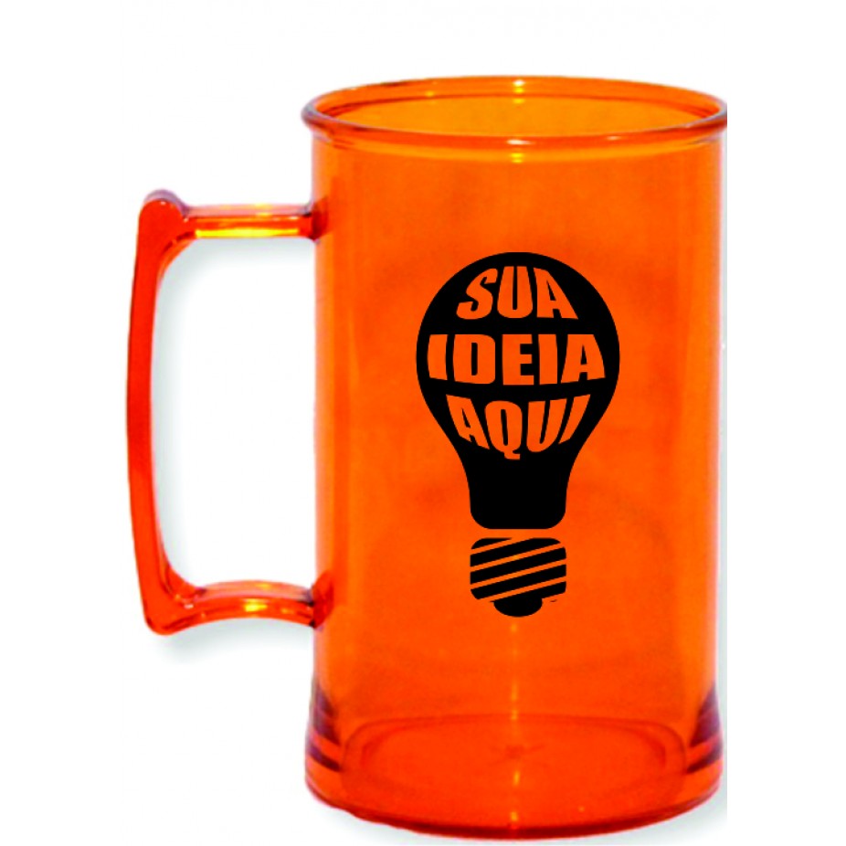 Caneca acrílico personalizada 300ml