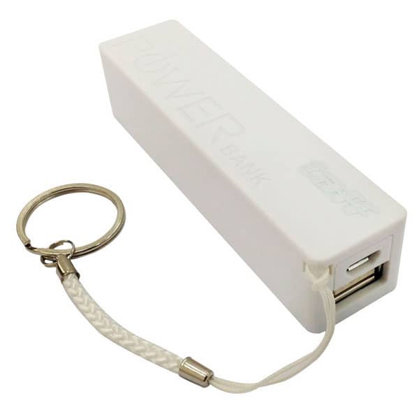 Carregador de Celular Power Bank Branco