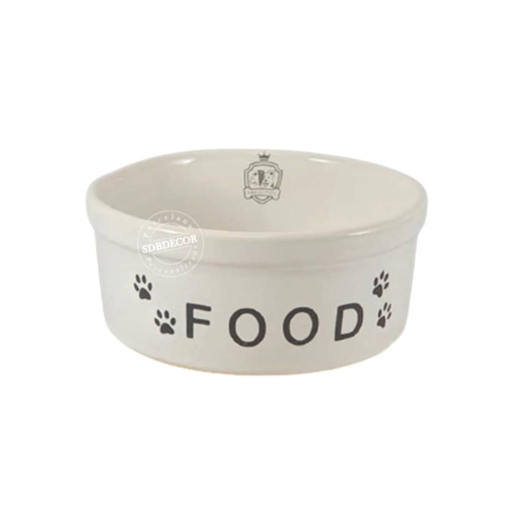 Comedouro Pet de Cerâmica Personalizado para Food 500 ml