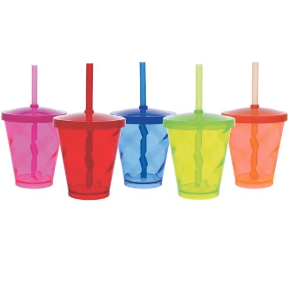 Copo acrílico 500ml com tampa