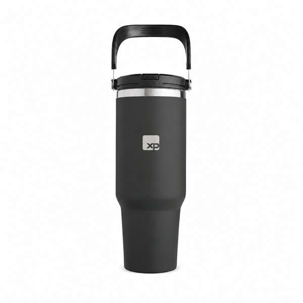 Copo térmico com tampa personalizado