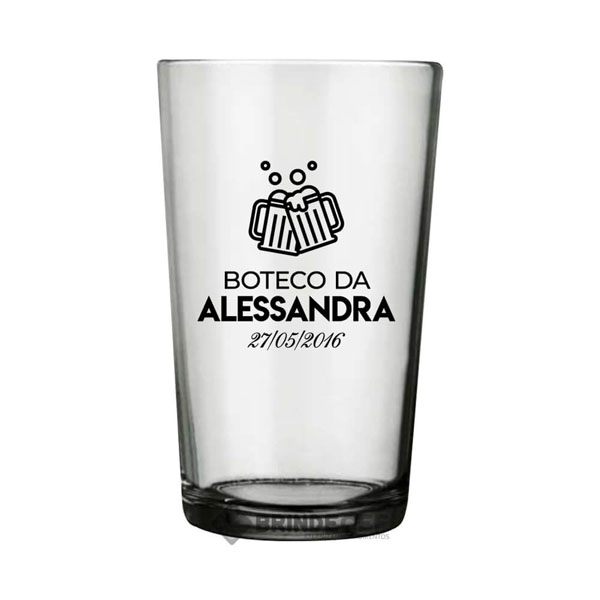 Copos de Vidro Personalizados Aniversário
