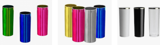 Copos metalizados personalizados para brindes