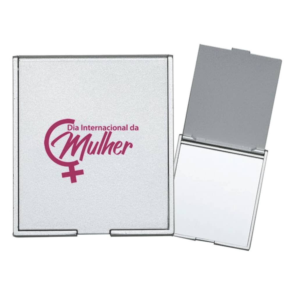 Espelho quadrado personalizado para brindes