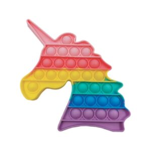 Pop It Bolha Unicórnio Colorido Brinquedo Personalizado