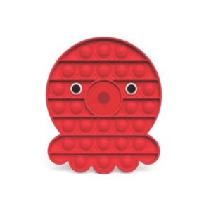 Pop It Fidget Anti Stress Colorido - Polvo Vermelho