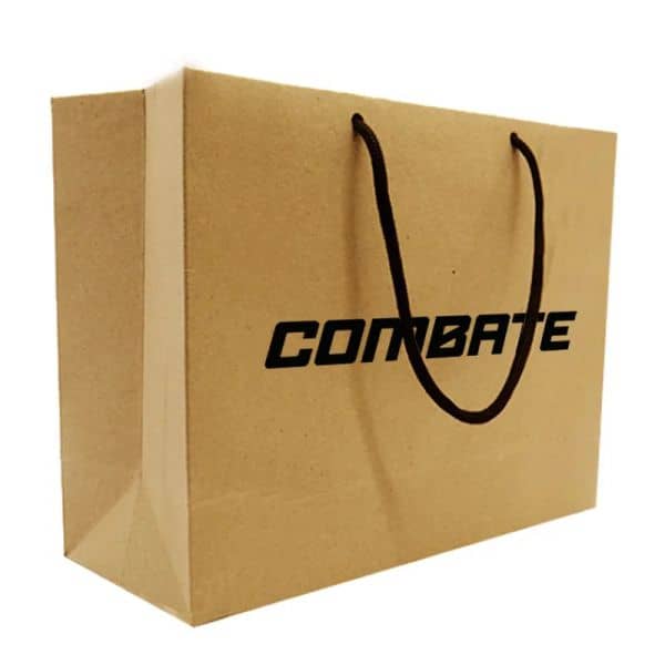 Sacola De Papel Com Alça De Cordão Personalizada