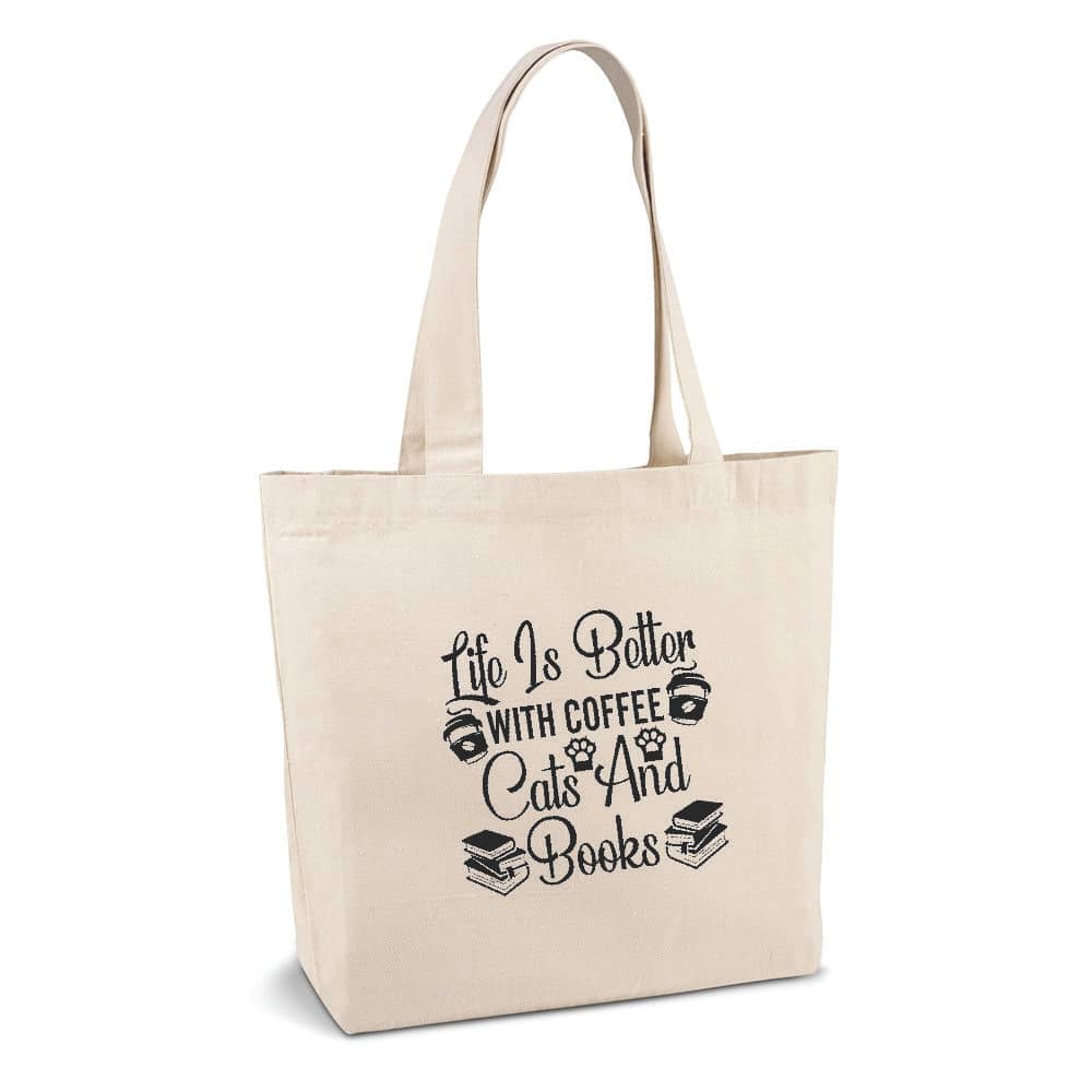 Sacola de Algodão com Alças Costuradas