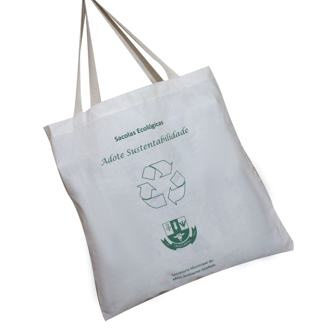 Sacola grande 100% algodão