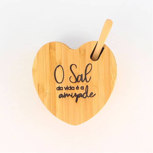 Saleiro Coração Personalizado