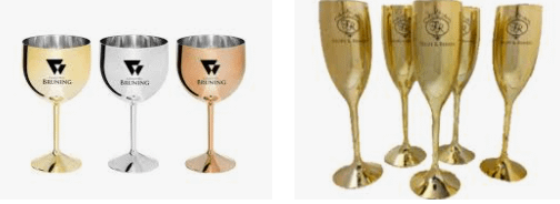 Taças Metalizadas Personalizadas