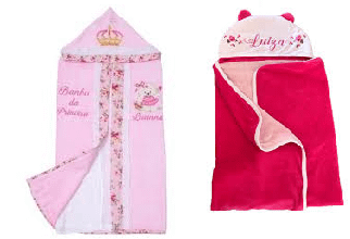 Toalha de Banho Bebê Personalizada