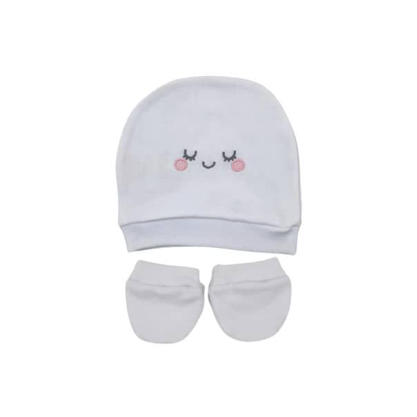 Touca para Recém Nascido Bordada