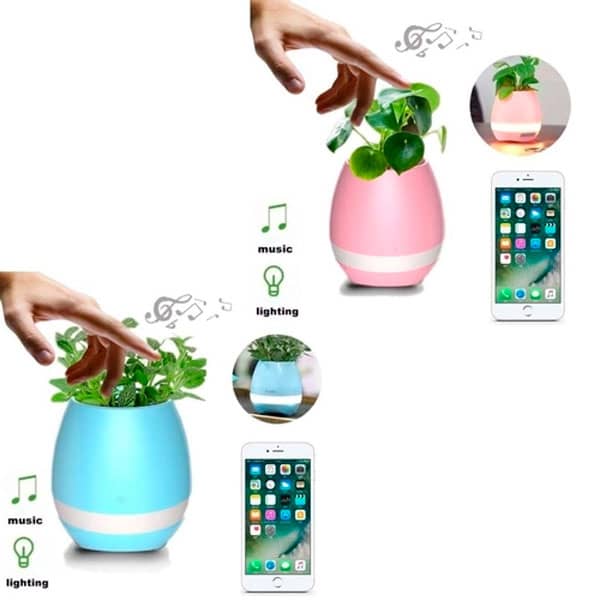 Vaso de Planta Musical com Bluetooth Personalizada