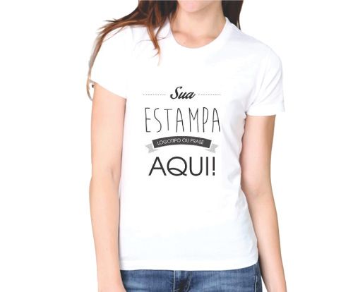 Camisetas personalizadas femininas