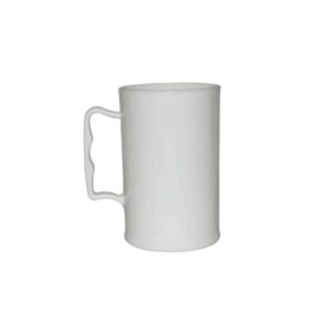 Caneca Branca Plástica Personalizada