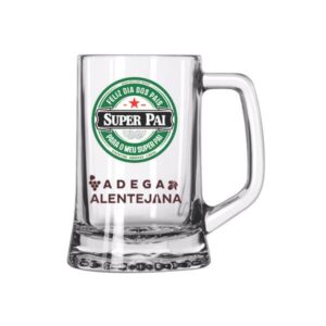 Caneca de chopp personalizada de vidro