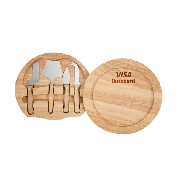 Conjunto para Queijo Personalizado 5 Peças