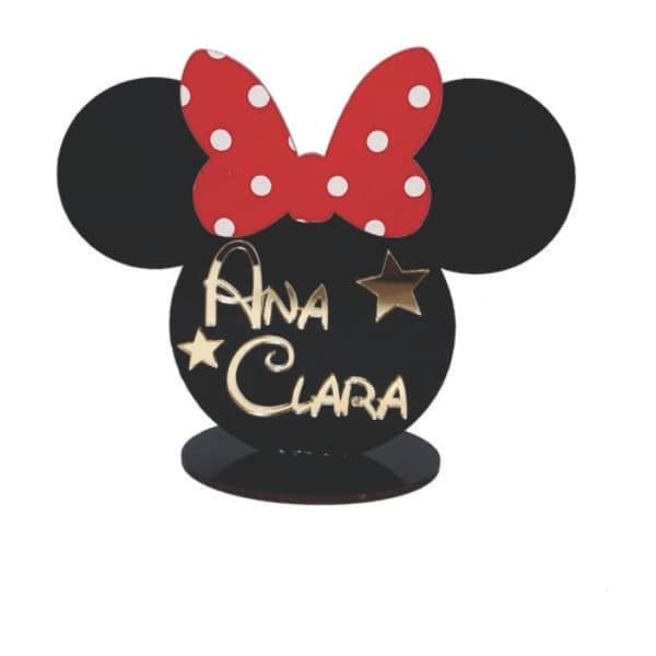 Totem de Mesa Minnie em MDF