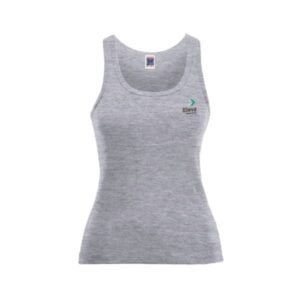 Regata Feminina Personalizada Poliéster Branca