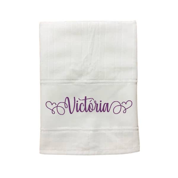 Toalha de Banho Personalizada com Nome Brinde