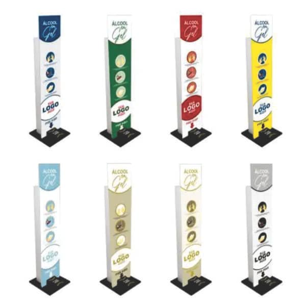 Totem Display Suporte Álcool Gel Personalizado