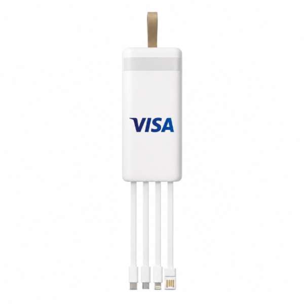 Power Bank 20.000mAh com Lanterna e Multissaídas